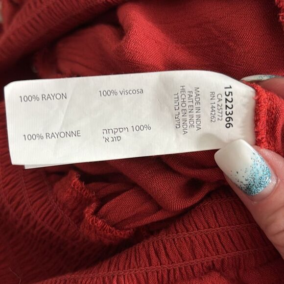 DEX Spaghetti Strap Embroidered Jumpsuit Size S - Picture 13 of 14